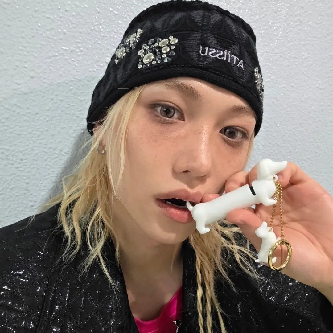 A moment captured by Felix (Stray Kids)'s fan