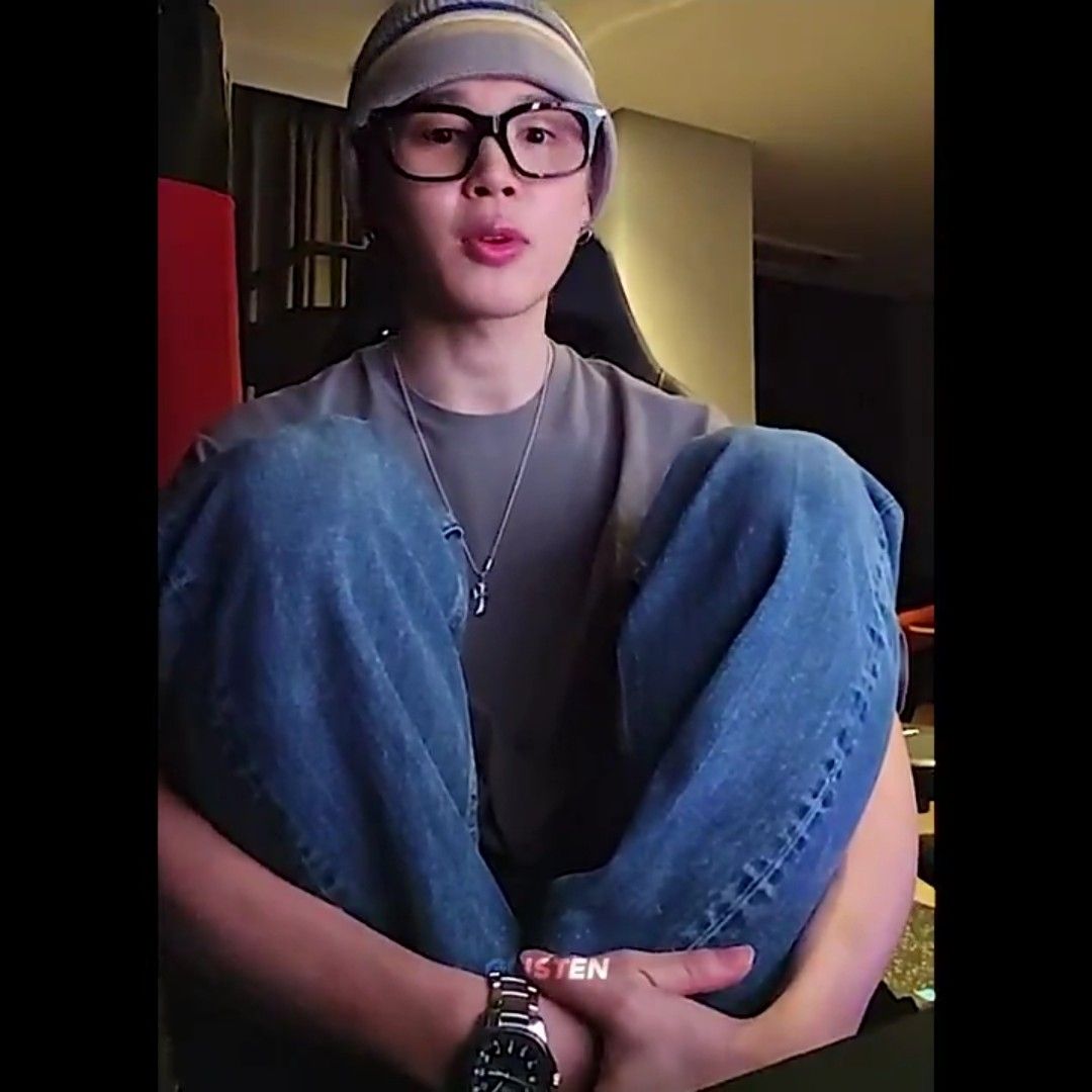 Recent activity shot of Jimin (BTS)