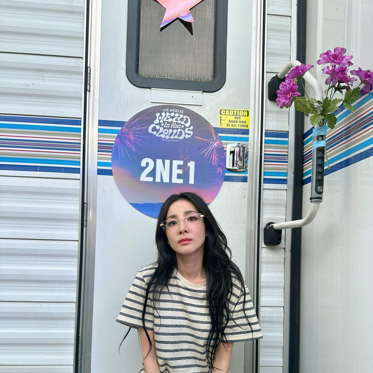A moment captured by Sandara Park (2NE1)'s fan