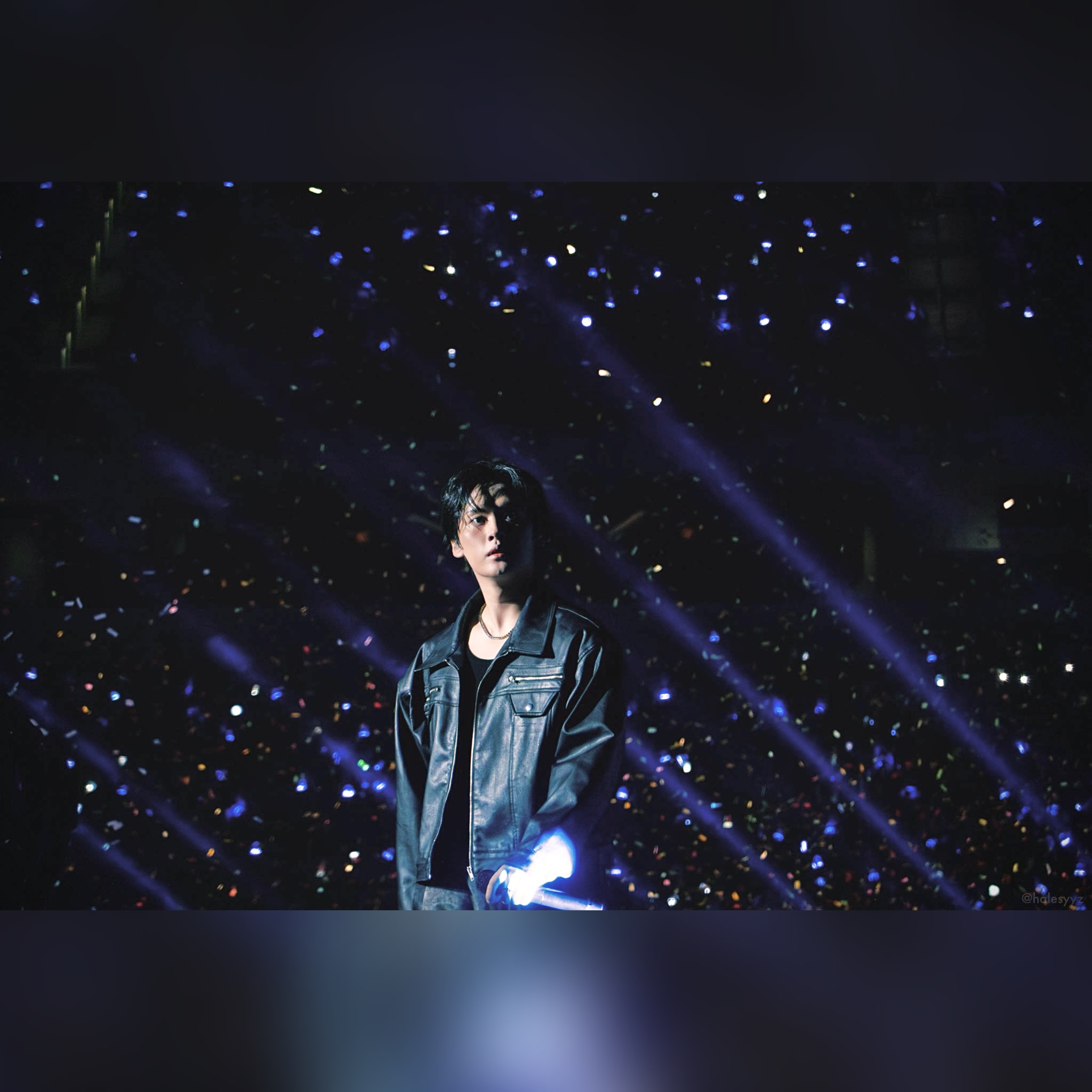 A moment captured by Lee Know (Stray Kids)'s fan