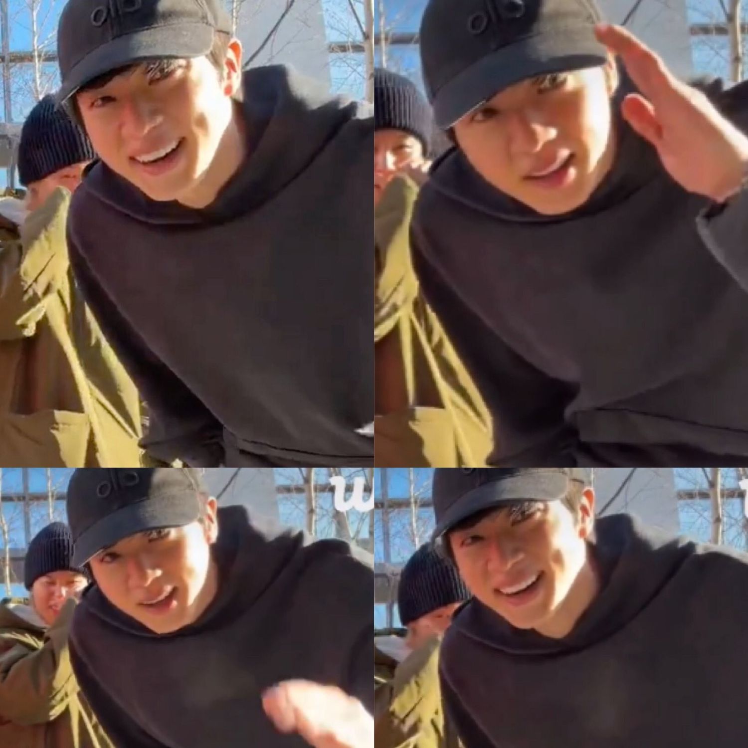 A moment captured by Jin (BTS)'s fan