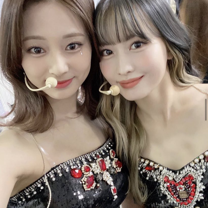 Recent activity shot of Momo (TWICE)