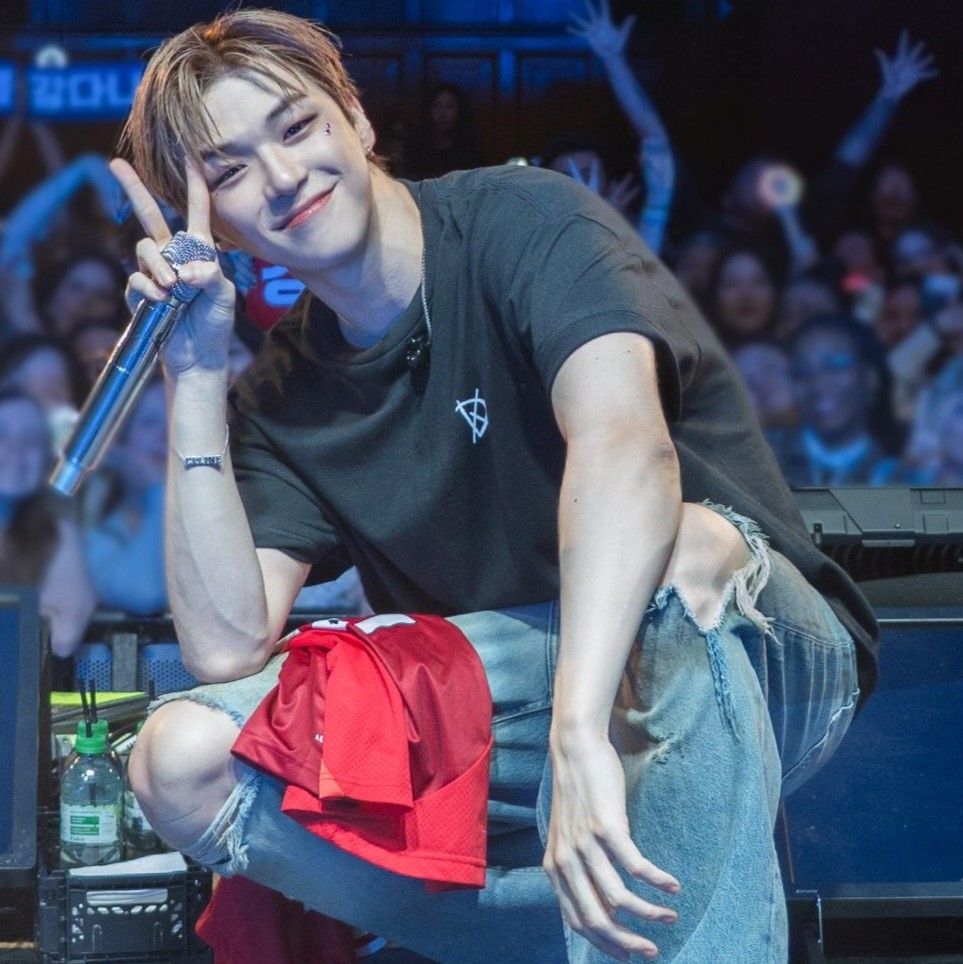 A moment captured by Kang Daniel's fan
