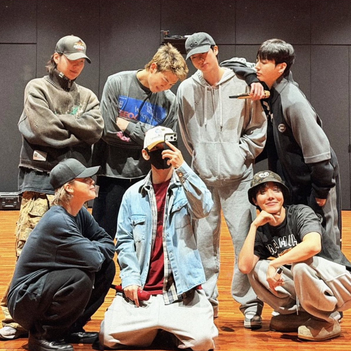 BTSの舞台裏ショット