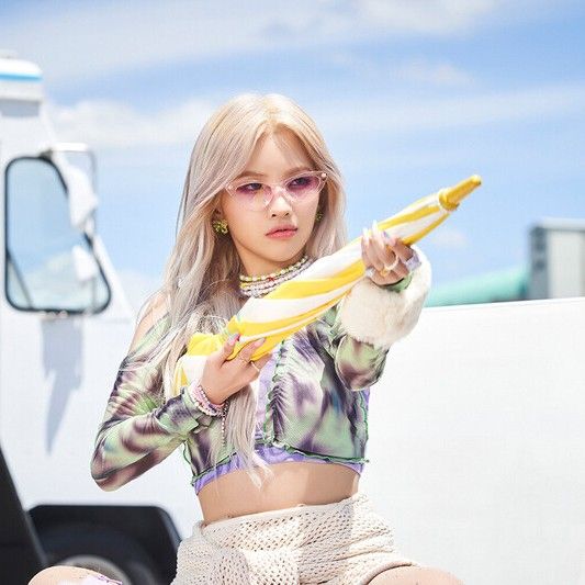 Recent activity shot of Soyeon (i-dle)