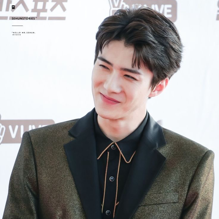 Recent activity shot of Sehun (EXO)