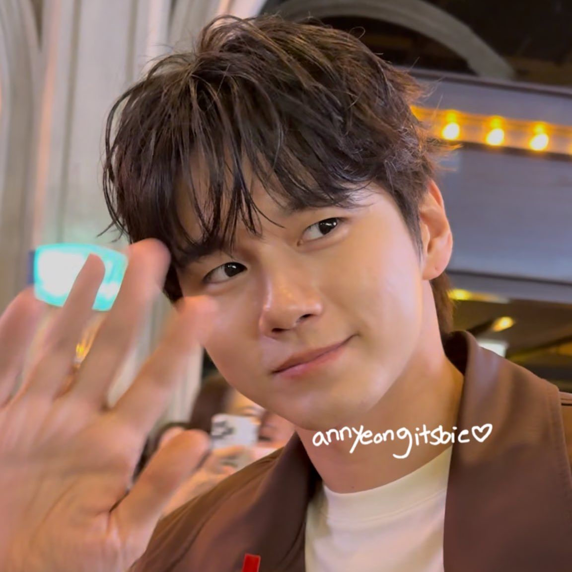 A moment captured by Ong Seongwu's fan