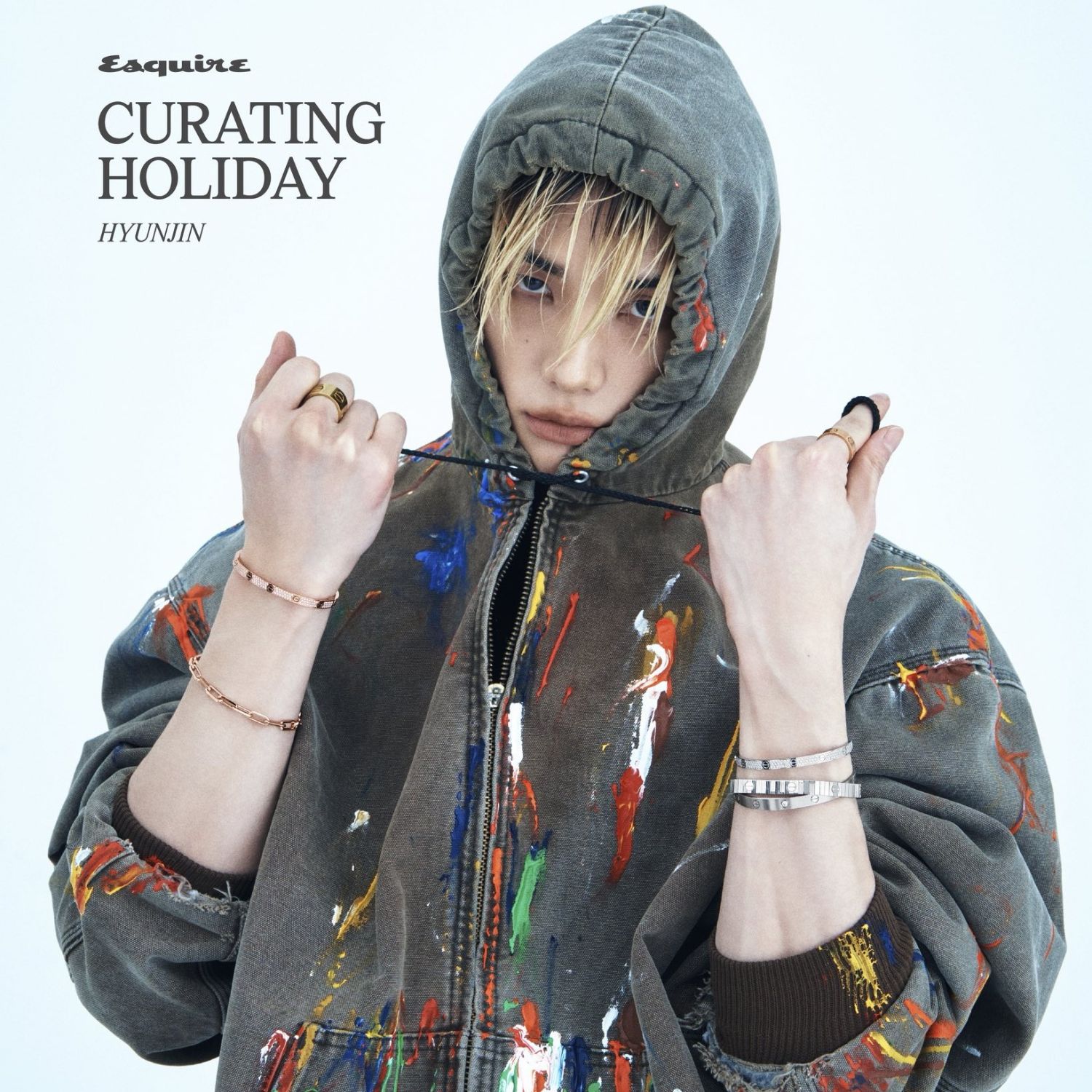 A moment captured by Stray Kids's fan