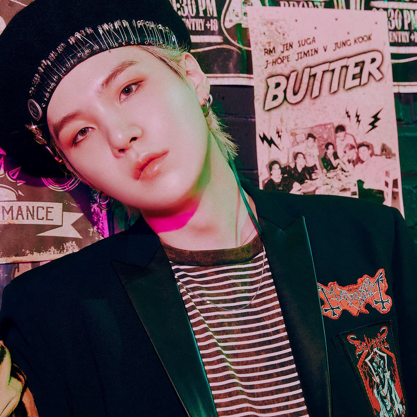 Recent activity shot of SUGA (BTS)