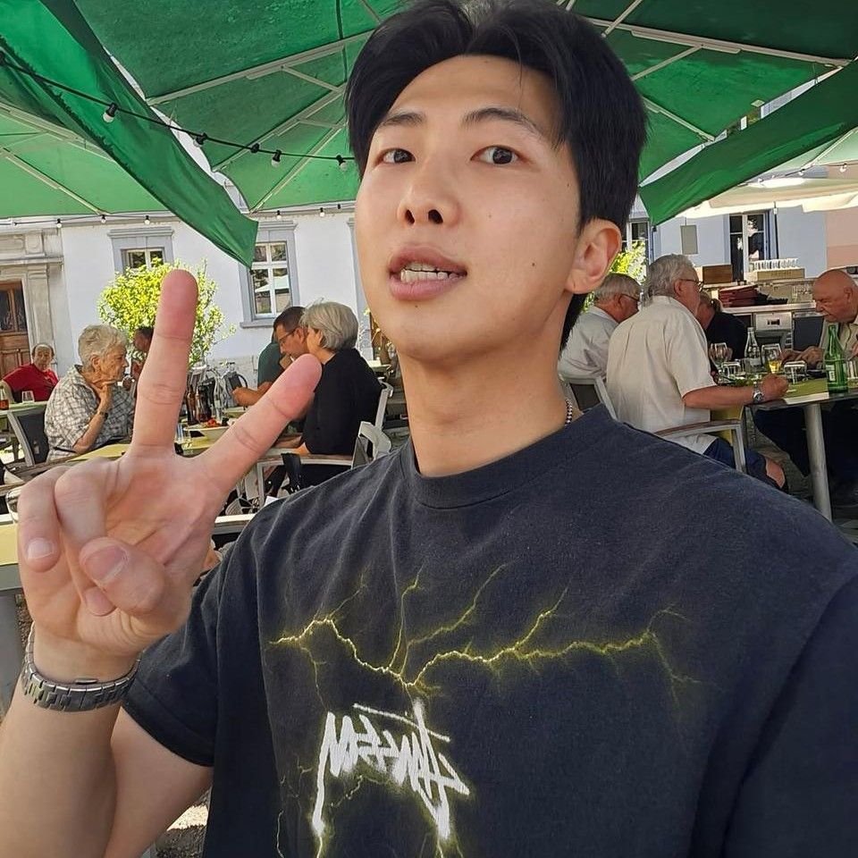 A moment captured by RM (BTS)'s fan