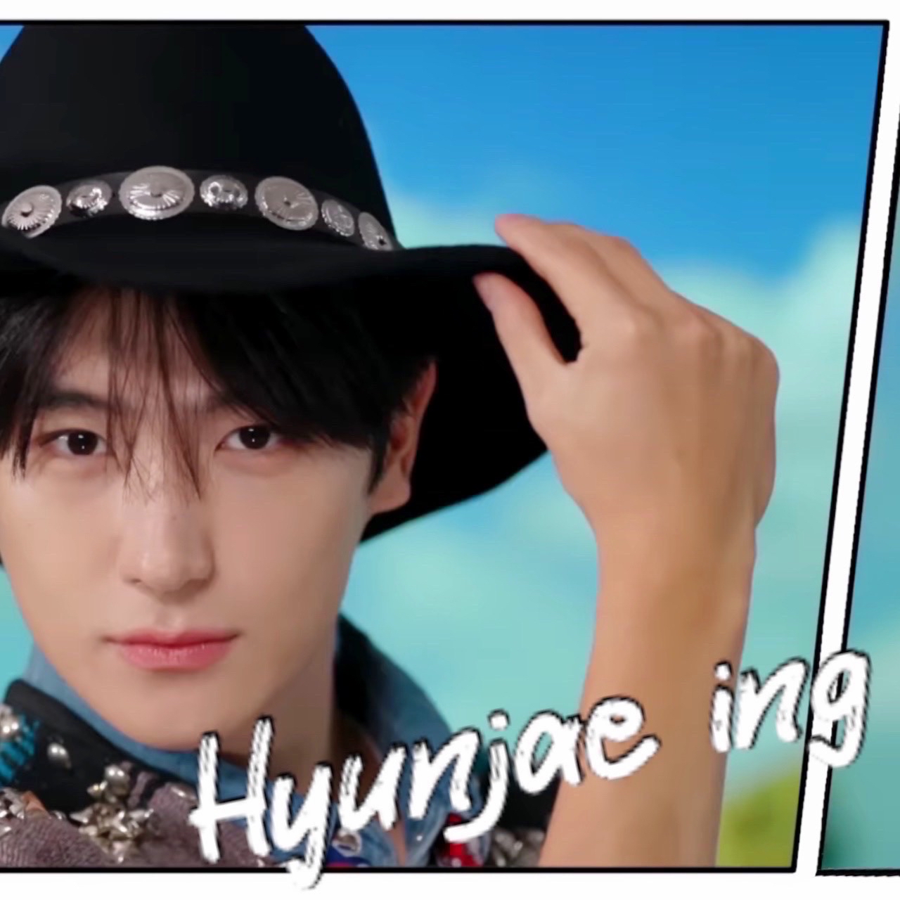 A moment captured by Hyunjae (THE BOYZ)'s fan
