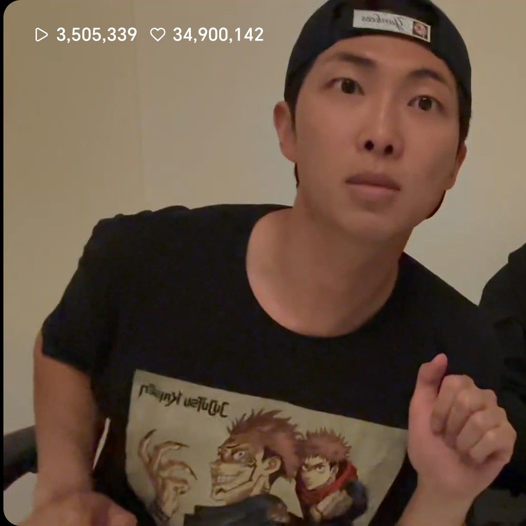 Recent activity shot of RM (BTS)