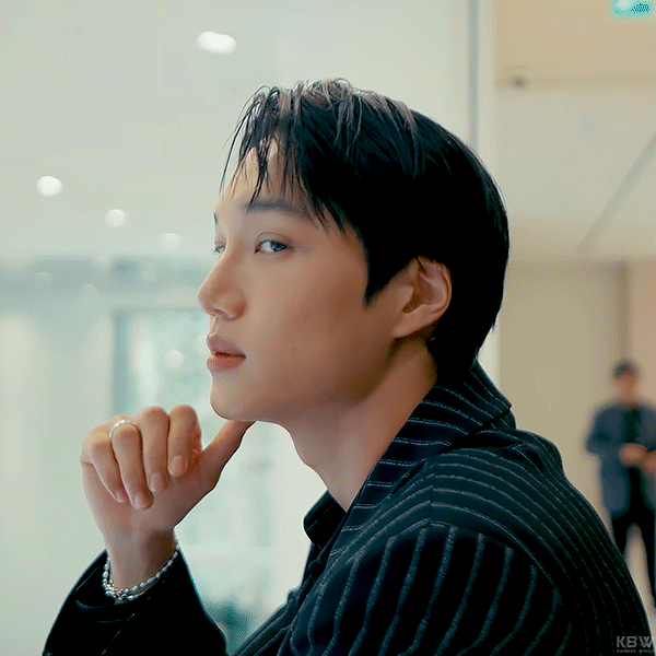 Recent activity shot of Kai (EXO)