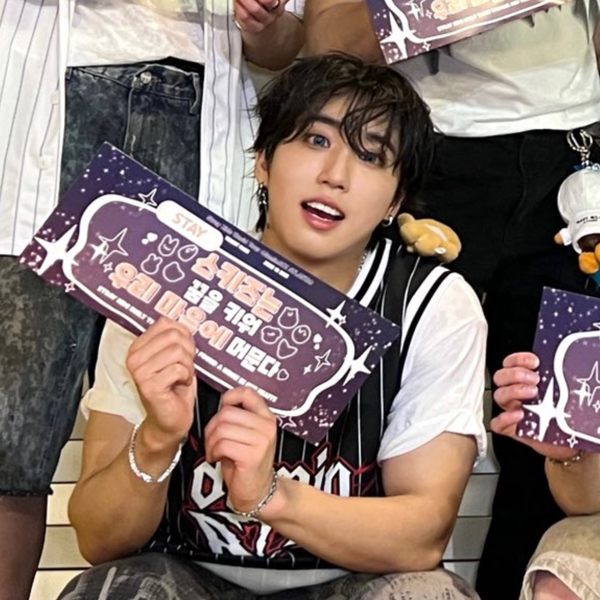 A moment captured by HAN (Stray Kids)'s fan