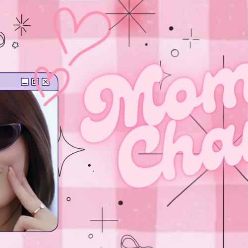 Recent activity shot of Momo (TWICE)