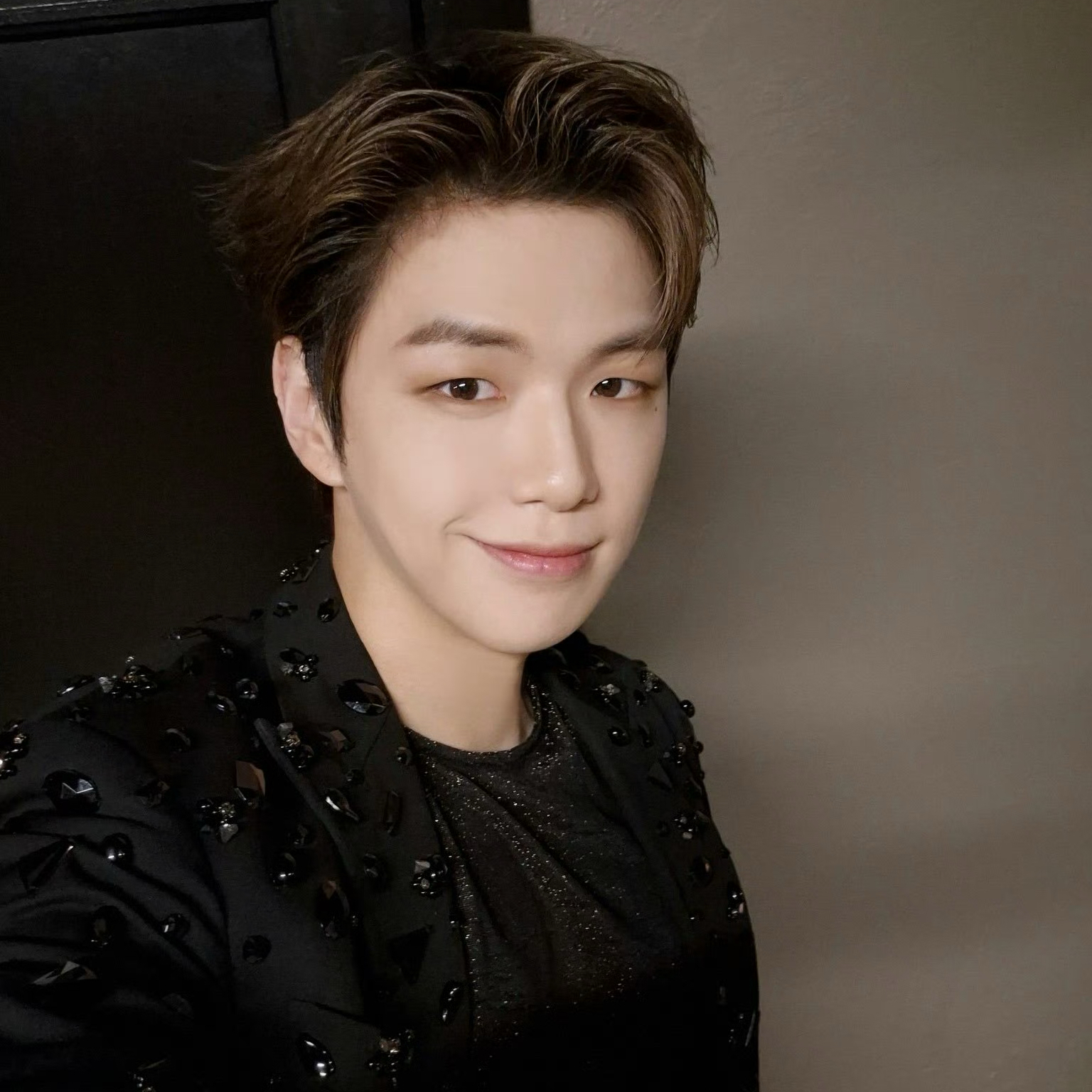 A moment captured by Kang Daniel's fan
