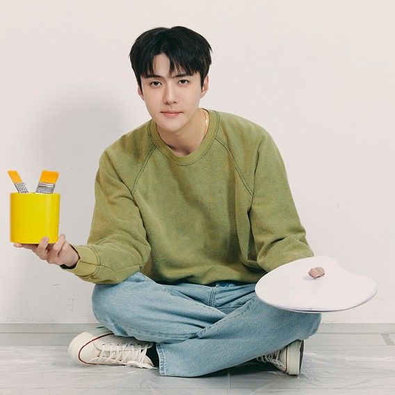 A moment captured by Sehun (EXO)'s fan
