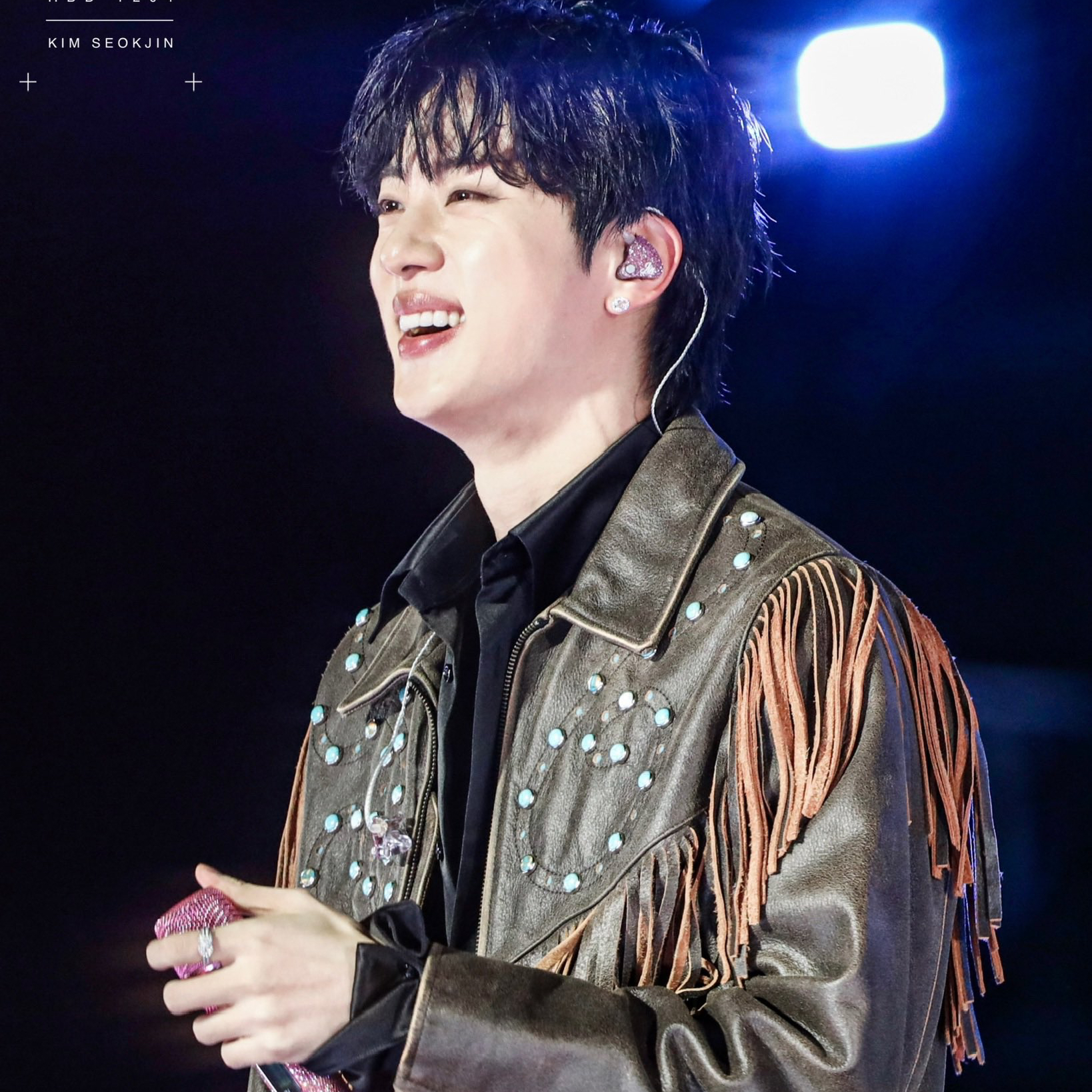 Recent activity shot of Jin (BTS)