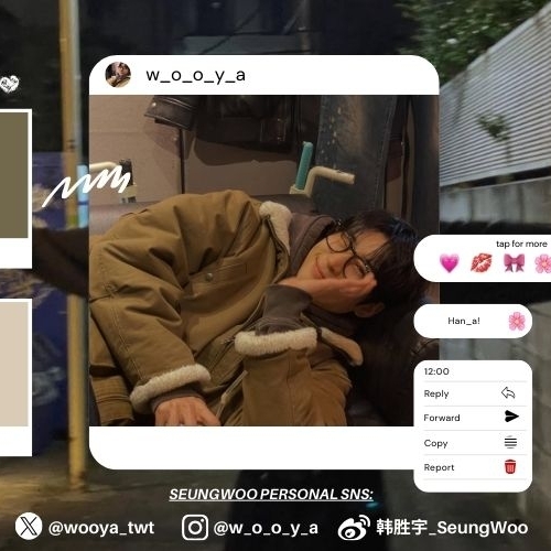 Recent activity shot of Han Seungwoo