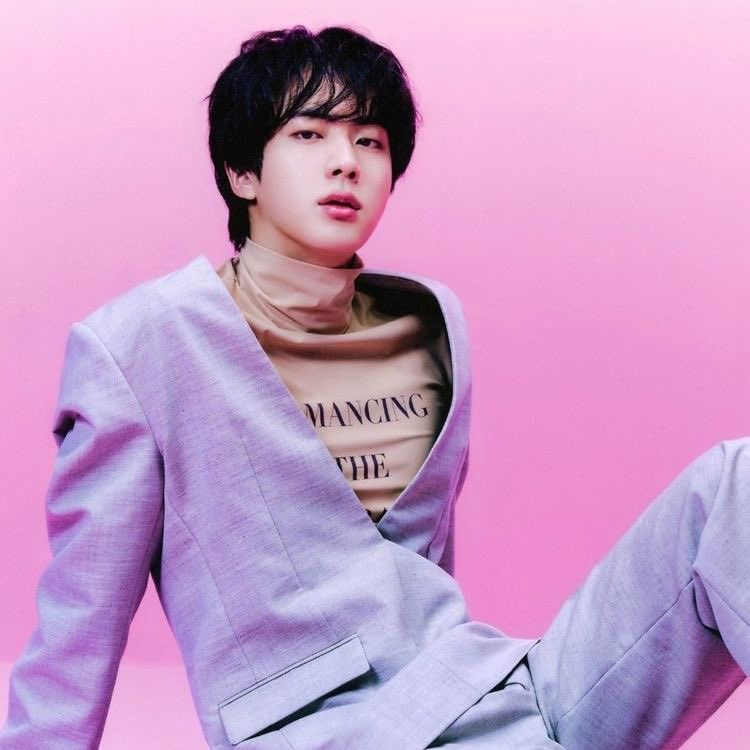Recent activity shot of Jin (BTS)
