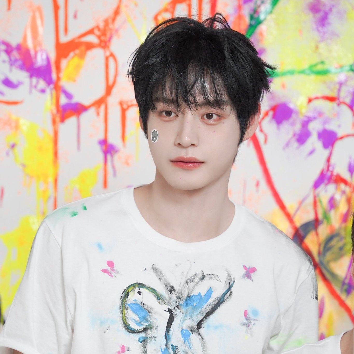 A moment captured by Kim Jiwoong (ZEROBASEONE)'s fan