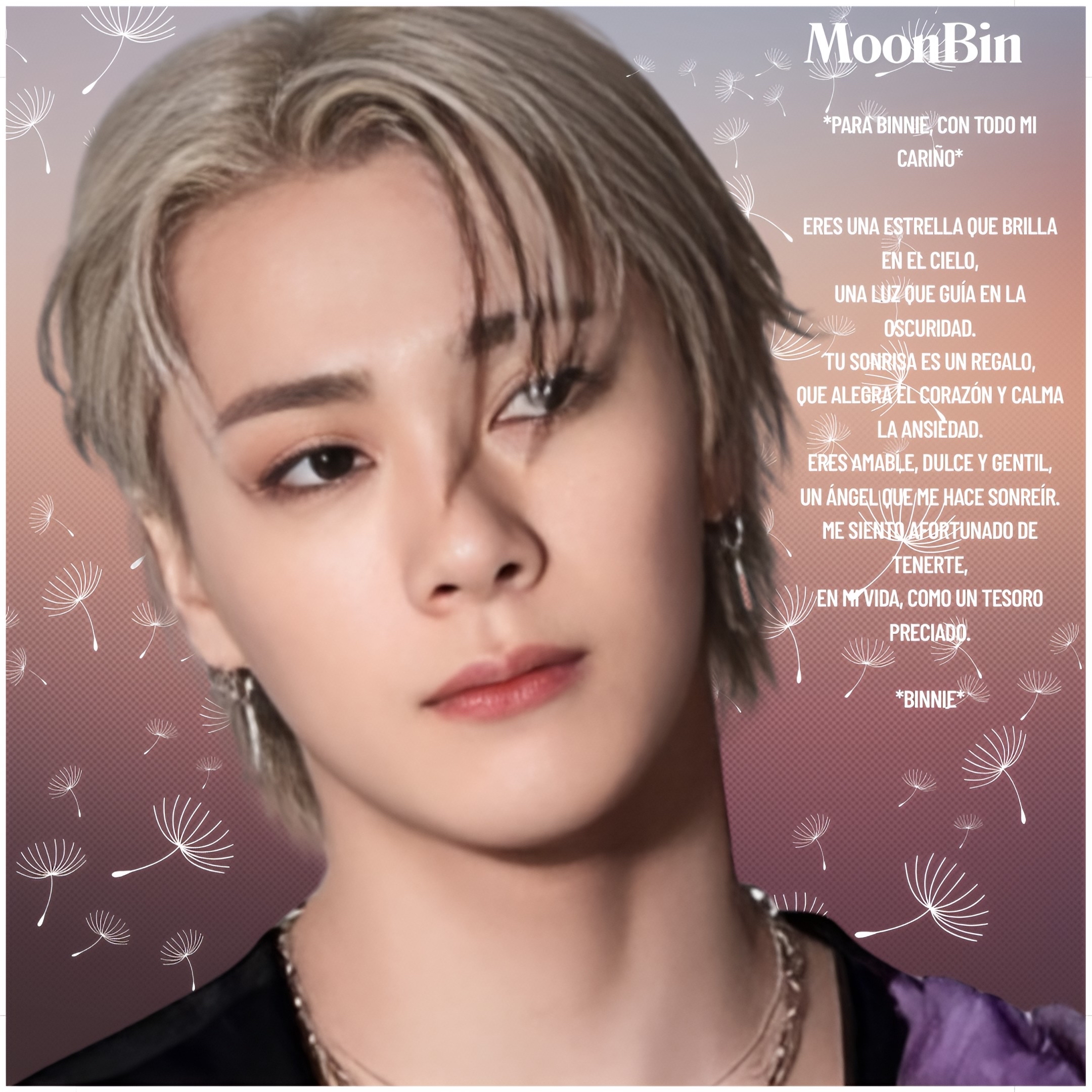 Recent activity shot of Moonbin (ASTRO)