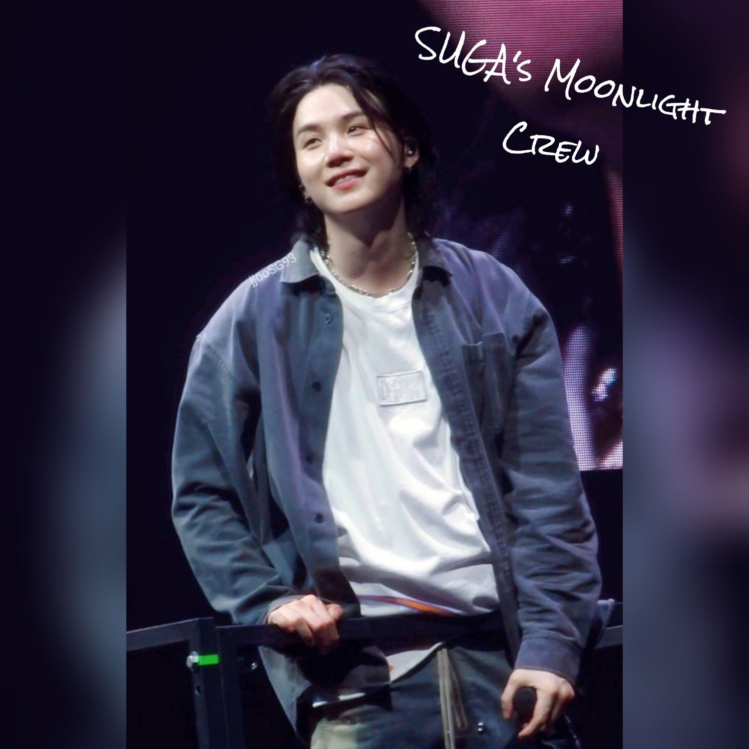 Recent activity shot of SUGA (BTS)