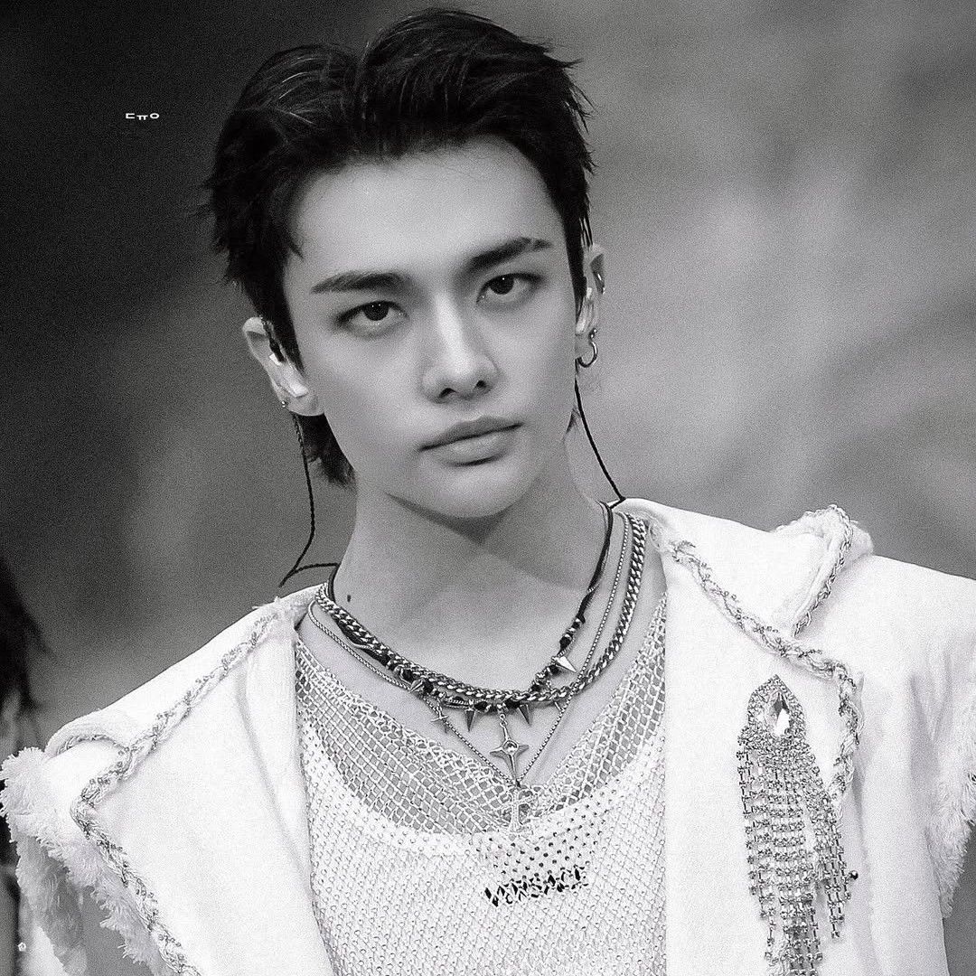 Recent activity shot of Hyunjin (Stray Kids)