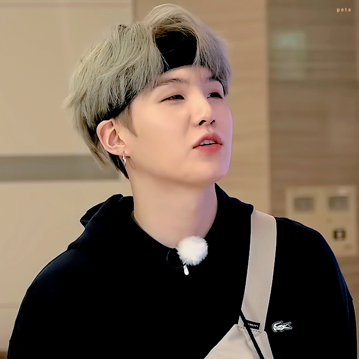 Recent activity shot of SUGA (BTS)