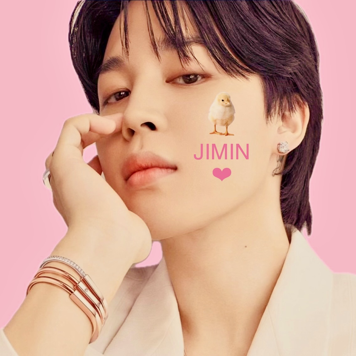 Recent activity shot of Jimin (BTS)