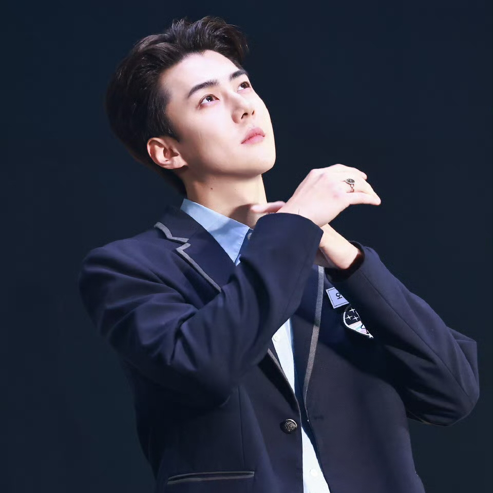 Recent activity shot of Sehun (EXO)