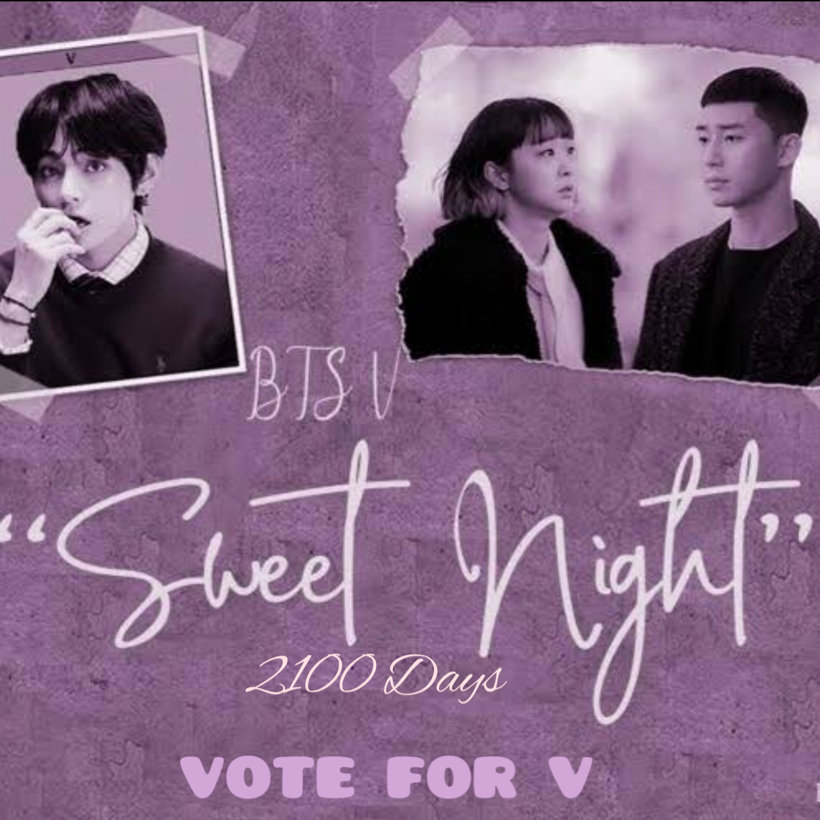 A moment captured by V (BTS)'s fan