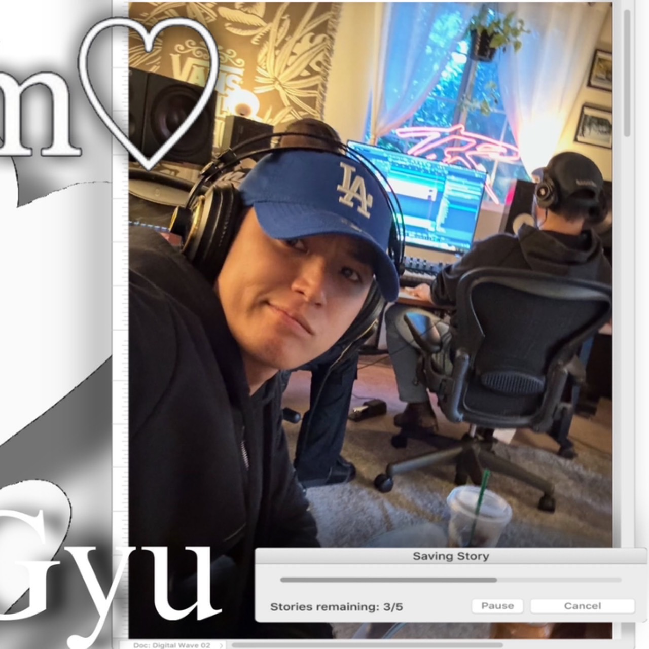 Recent activity shot of Mingyu (SEVENTEEN)