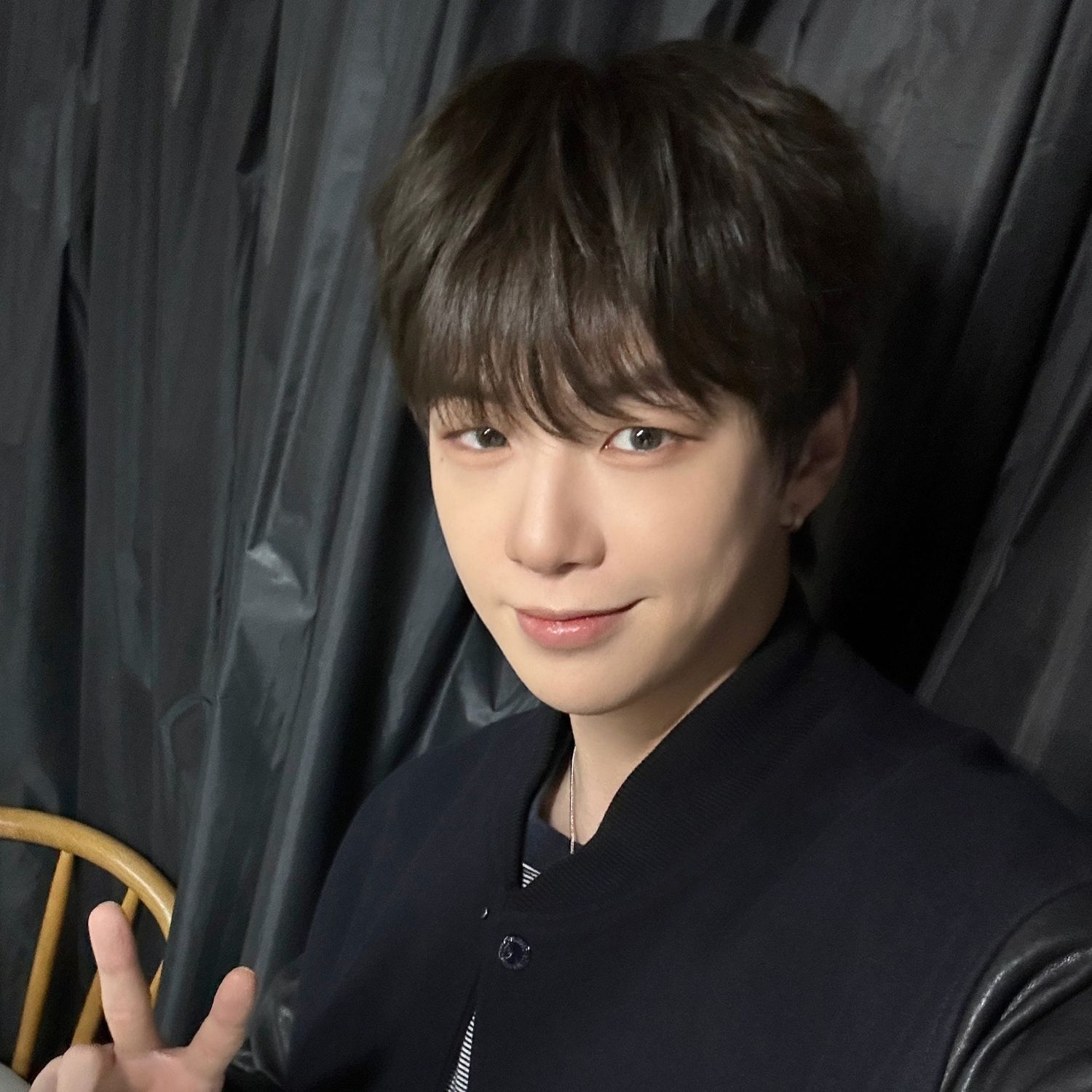 A moment captured by Kang Daniel's fan