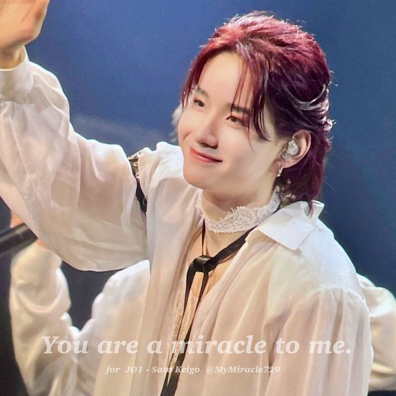 A moment captured by Sato Keigo (JO1)'s fan