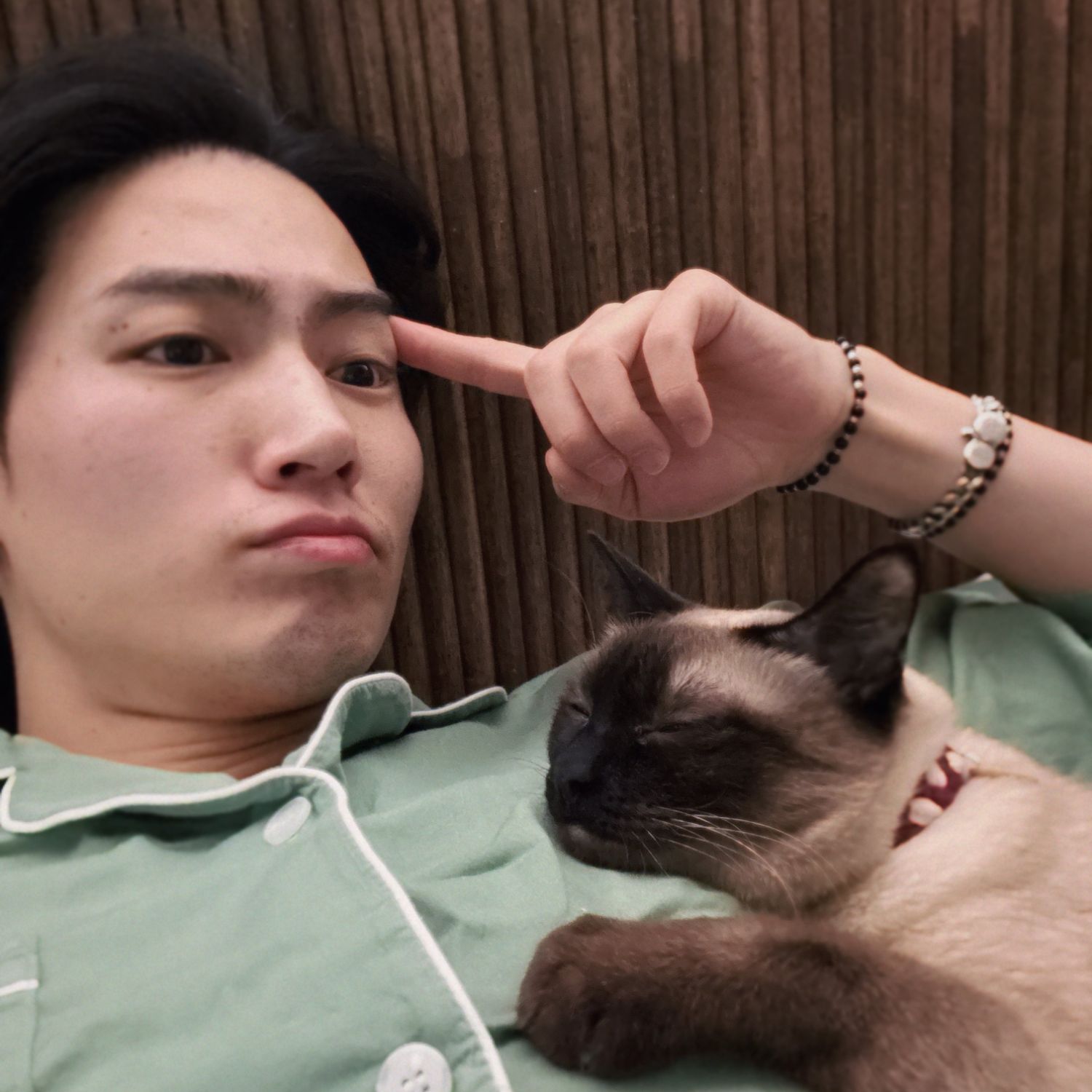 A moment captured by JAY B (GOT7)'s fan