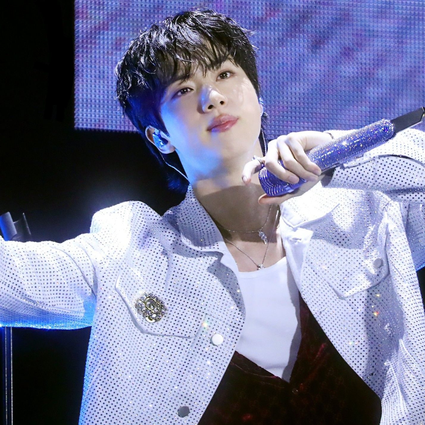 A moment captured by Jin (BTS)'s fan