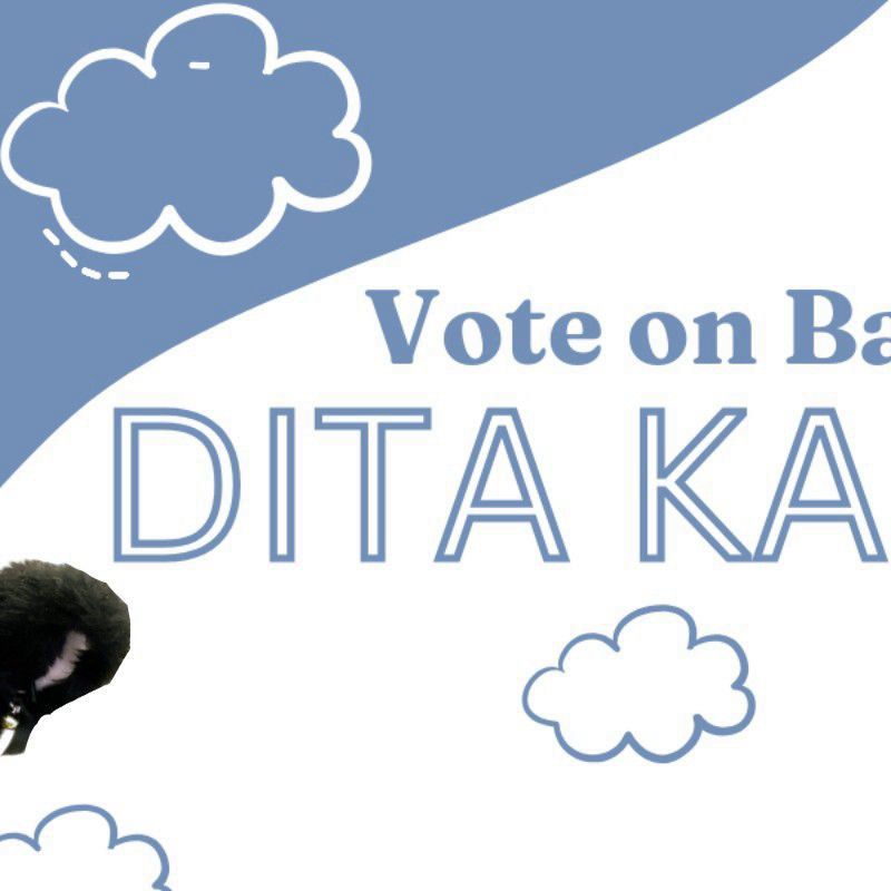 A moment captured by Dita's fan