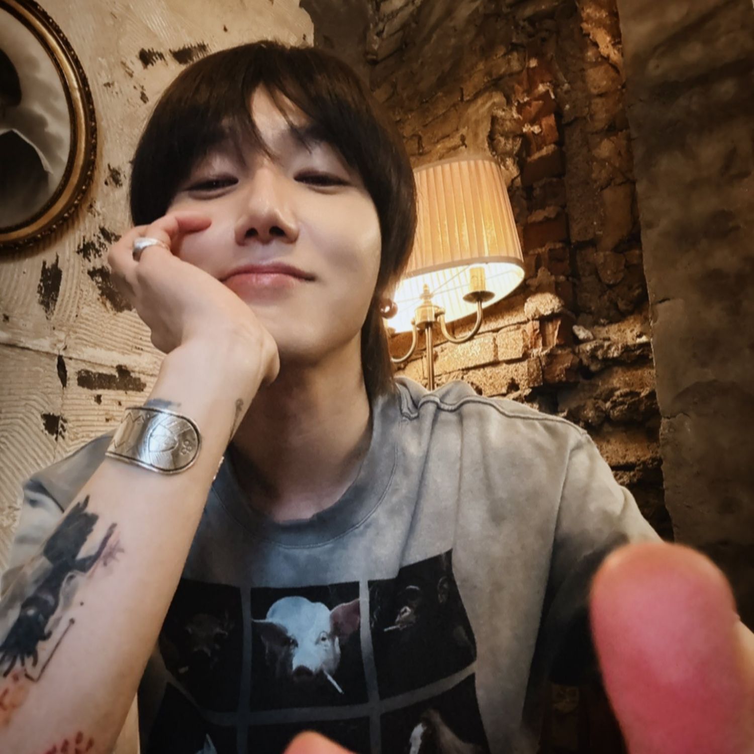 A moment captured by Super Junior's fan