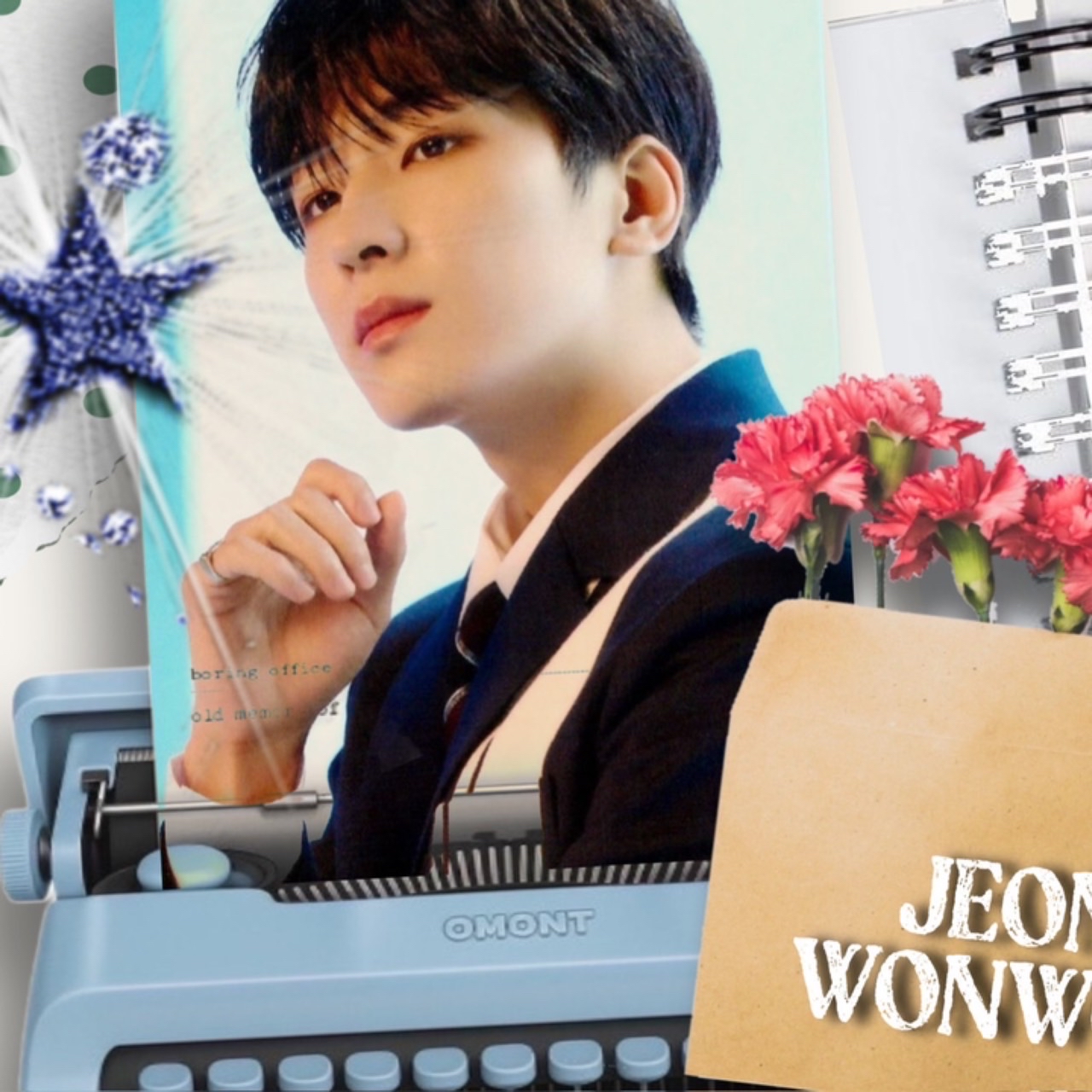 A moment captured by Wonwoo (SEVENTEEN)'s fan