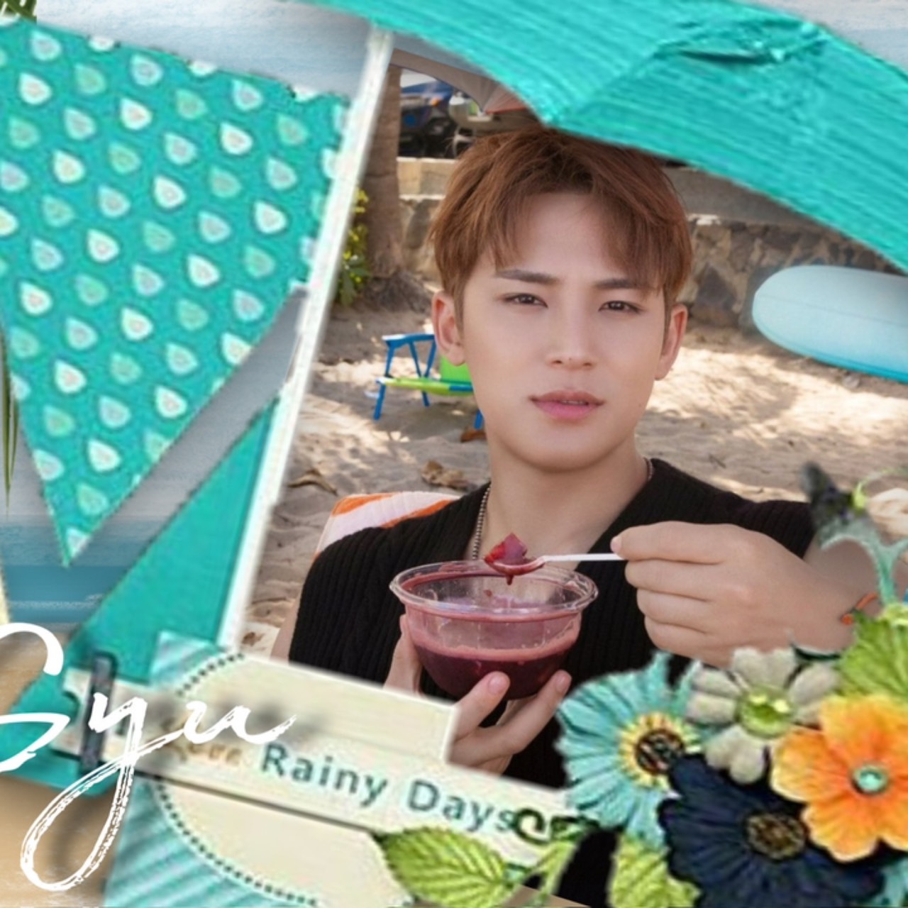 A moment captured by Mingyu (SEVENTEEN)'s fan