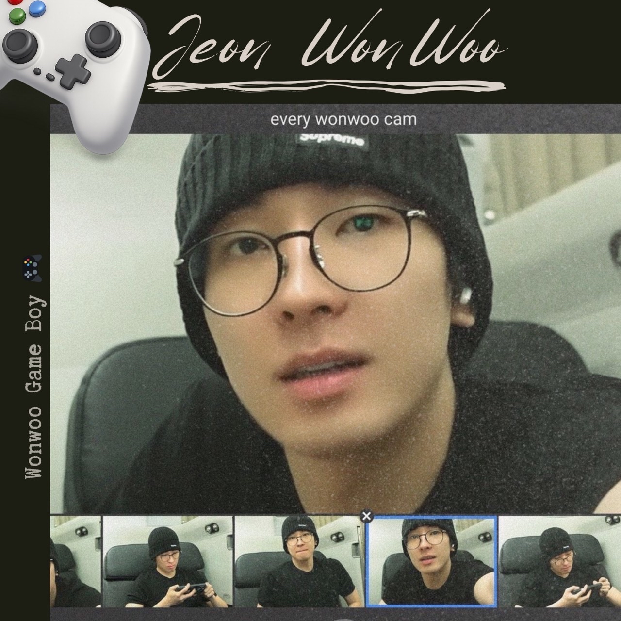 A moment captured by Wonwoo (SEVENTEEN)'s fan