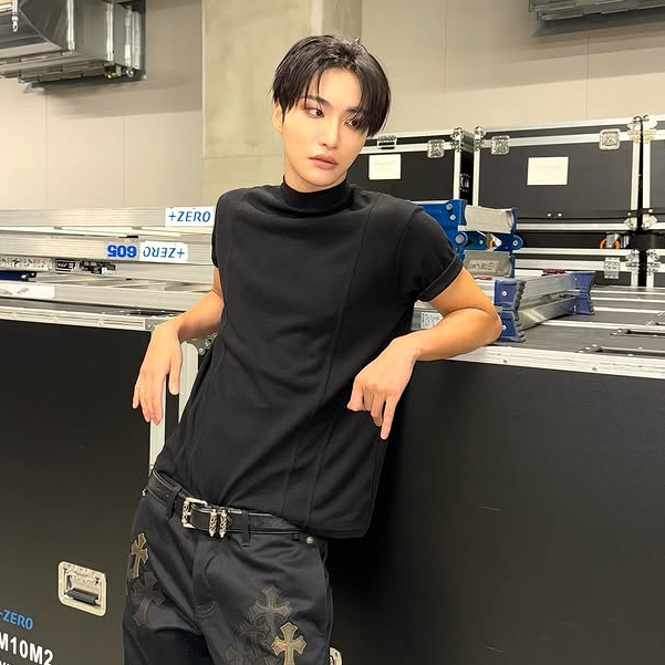 Recent activity shot of Seonghwa (ATEEZ)