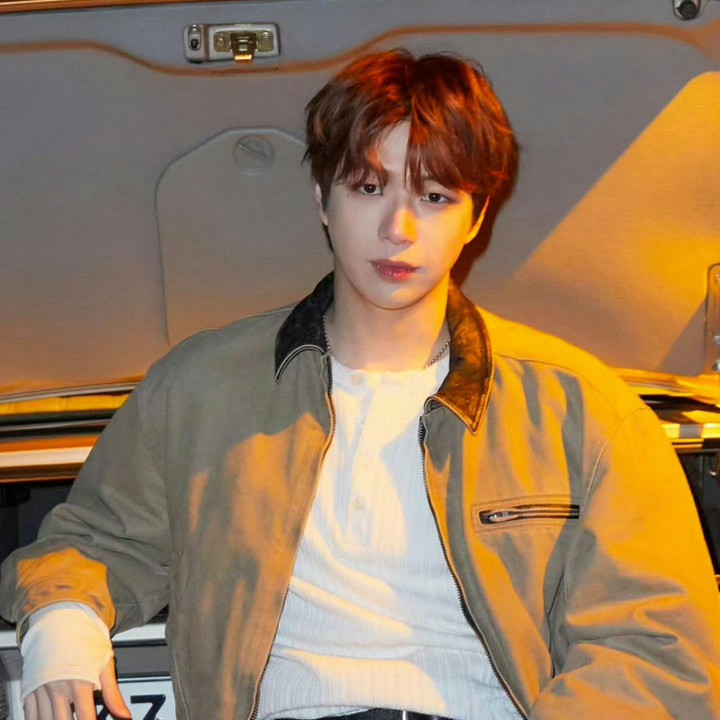 A moment captured by Kang Daniel's fan