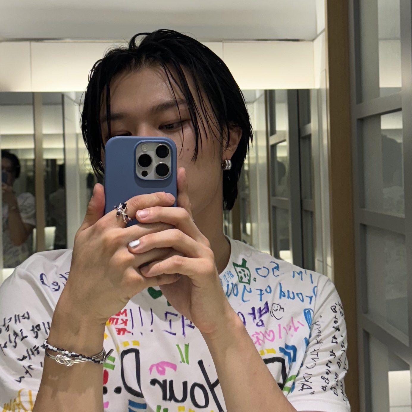 A moment captured by Bang Yedam's fan