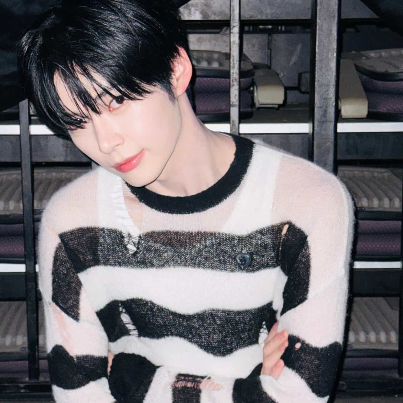 A moment captured by Sung Hanbin (ZEROBASEONE)'s fan