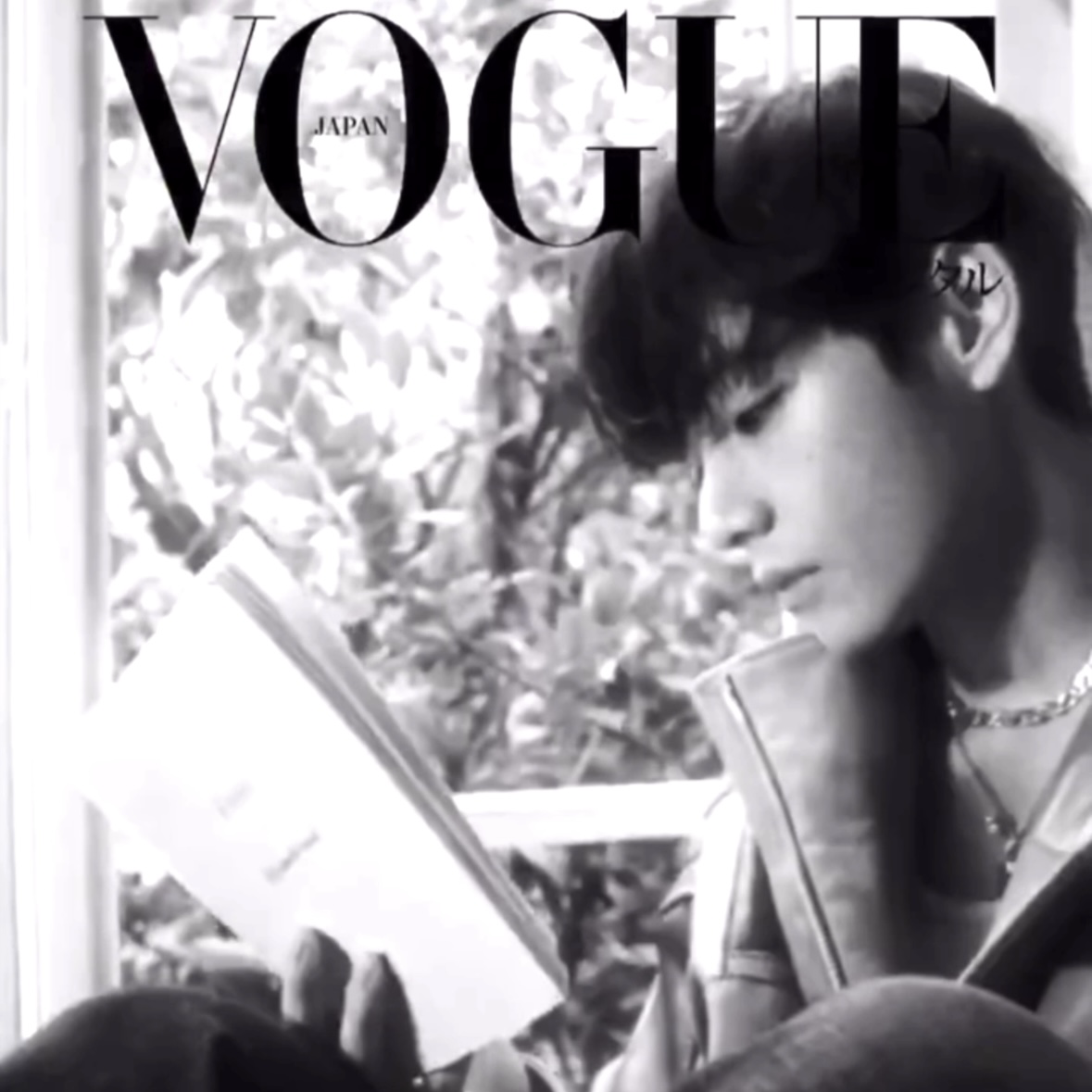 A moment captured by V (BTS)'s fan