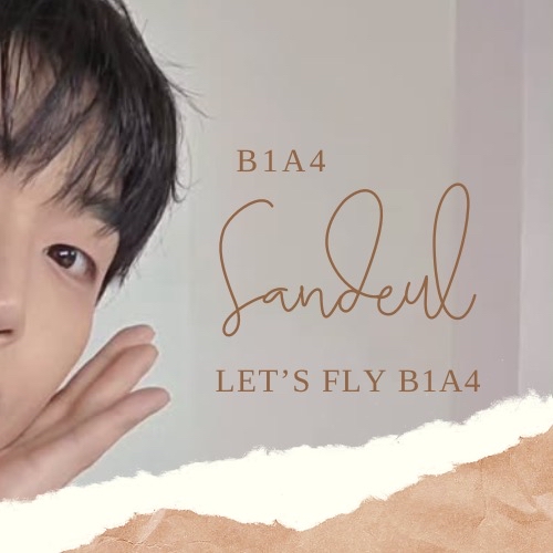 A moment captured by Sandeul (B1A4)'s fan