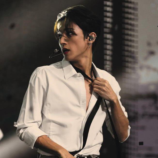 Recent activity shot of Wooyoung (ATEEZ)