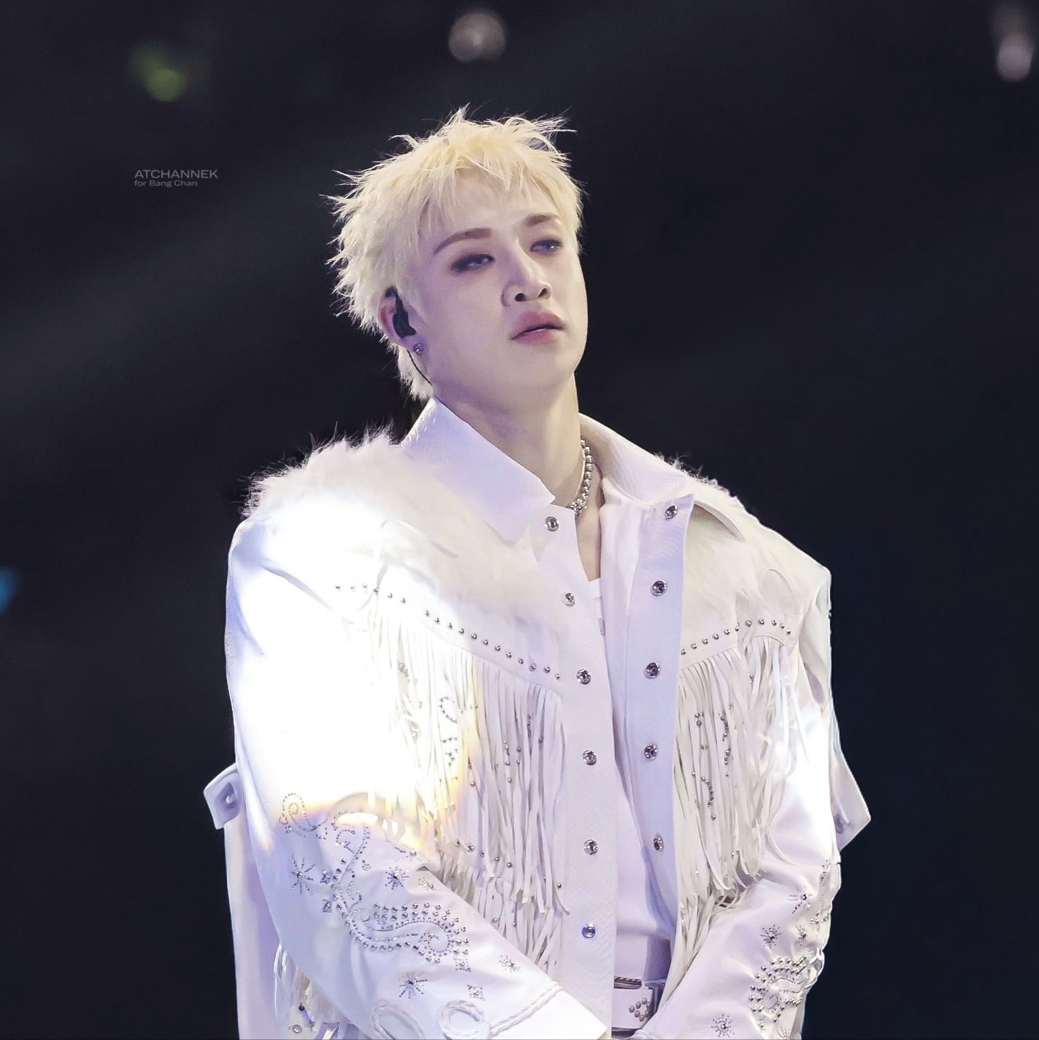 Recent activity shot of Bang Chan (Stray Kids)